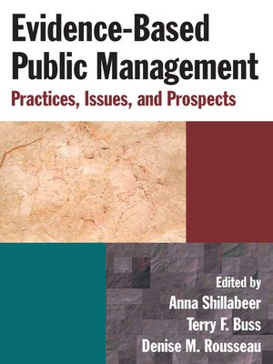 cover image of Evidence-Based Public Management